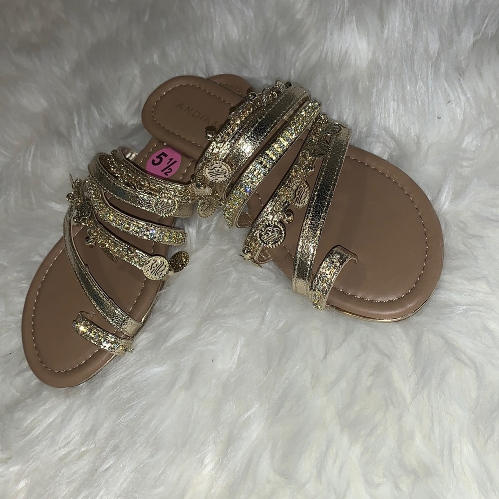 New Gold sandals